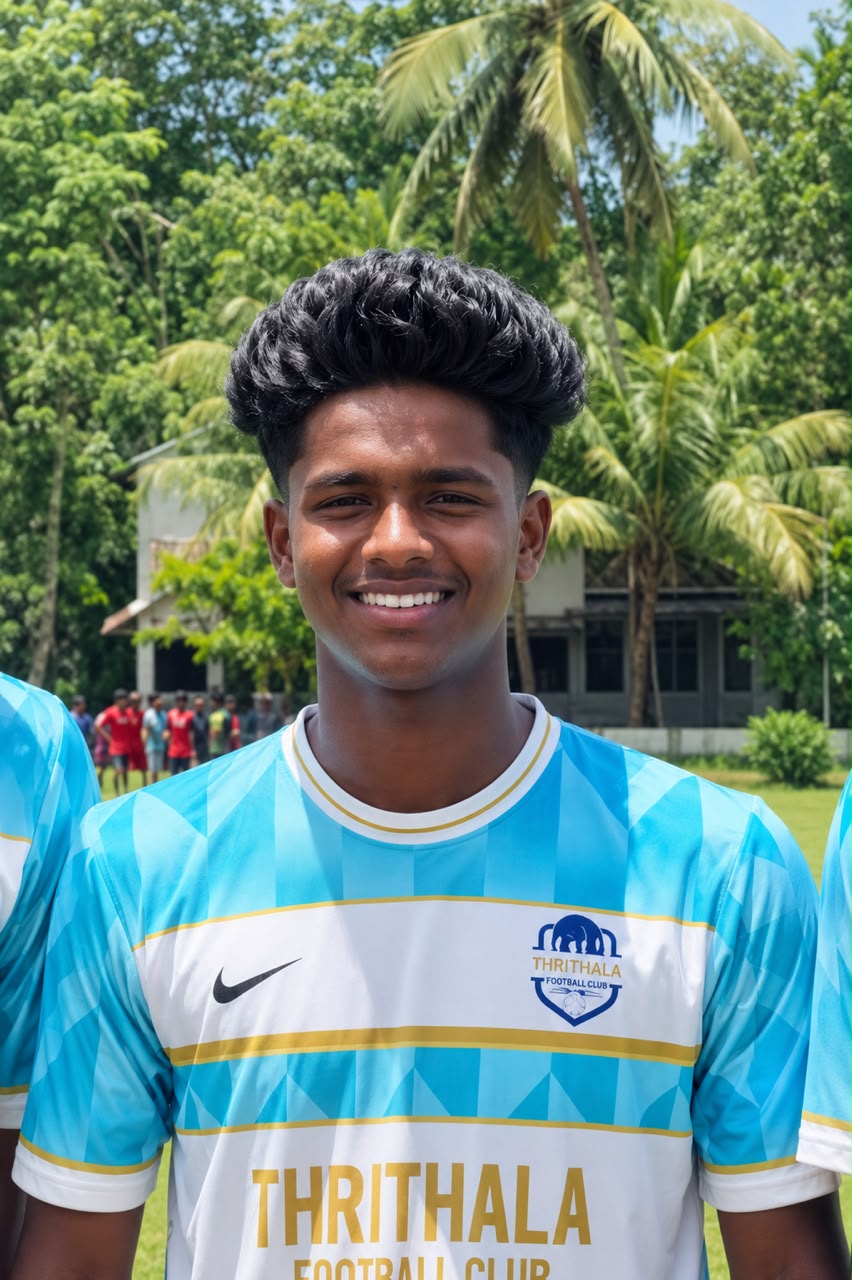 Muhammed Niyas - Played for the U-19 Palakkad District Team.