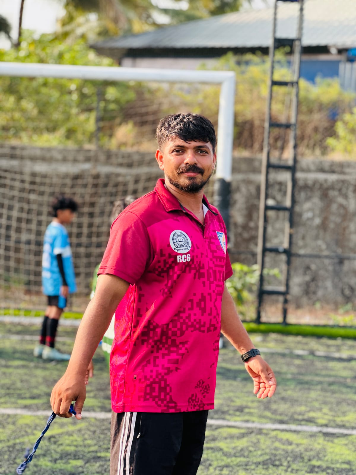 Ramshad K H - Holds a BPEd qualification, is an AFC C License holder, and has represented Kerala at the U-21 level.